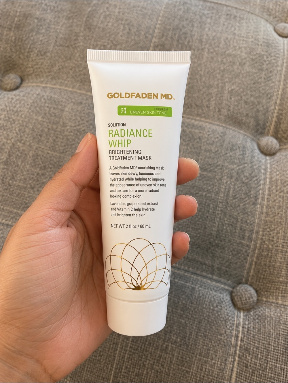 Goldfaden MD Radiance Whip Vitamin C Brightening Face Mask 60ml NEW